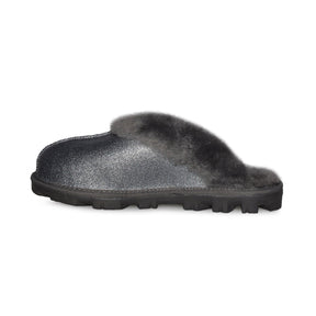 UGG Coquette Sparkle Charcoal Slippers - Women's